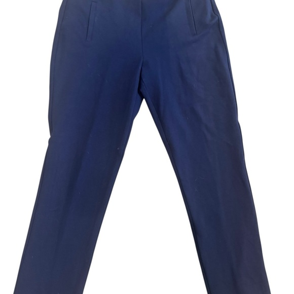 Chico's Blue Straight-Leg Trousers Size 1 (10) - Picture 4 of 5